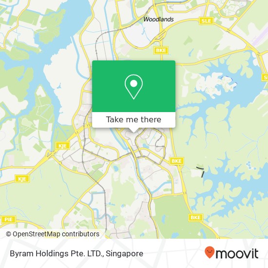 Byram Holdings Pte. LTD., 624 Senja Rd Singapore 670624地图