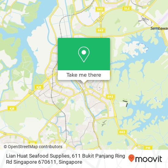 Lian Huat Seafood Supplies, 611 Bukit Panjang Ring Rd Singapore 670611地图