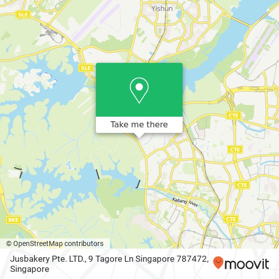 Jusbakery Pte. LTD., 9 Tagore Ln Singapore 787472 map