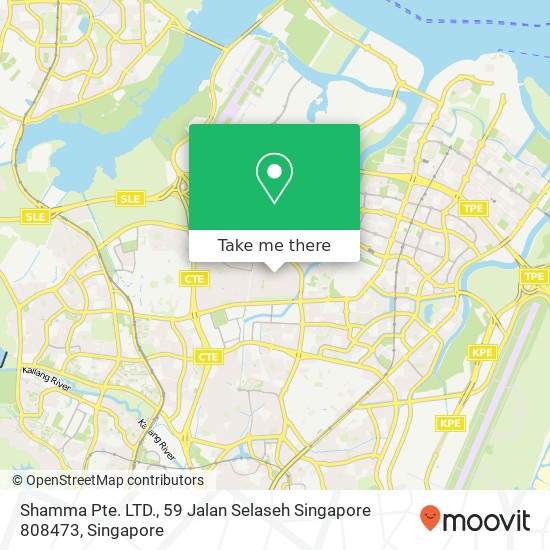 Shamma Pte. LTD., 59 Jalan Selaseh Singapore 808473地图