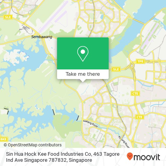 Sin Hua Hock Kee Food Industries Co, 463 Tagore Ind Ave Singapore 787832 map