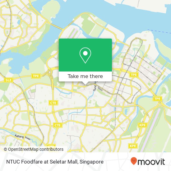 NTUC Foodfare at Seletar Mall, 33 Sengkang West Ave地图