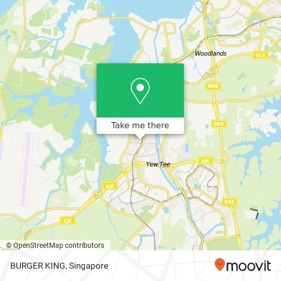 BURGER KING, 21 Choa Chu Kang North 6 Singapore 689578地图