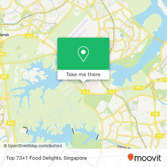 Top 73+1 Food Delights, 914 Upp Thomson Rd Singapore 78地图