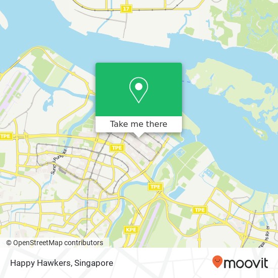Happy Hawkers, 622 Punggol Central Singapore 82 map