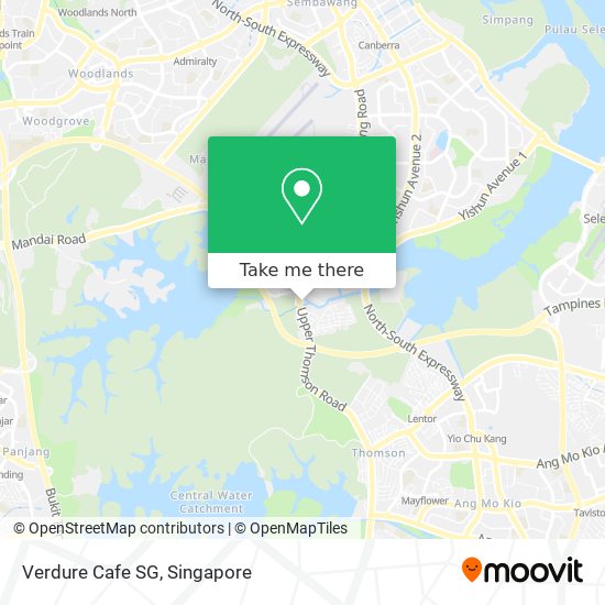Verdure Cafe SG map