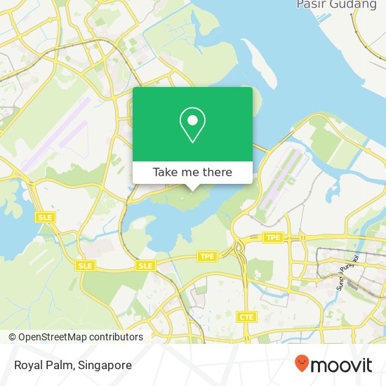 Royal Palm, 1 Orchid Club Rd Singapore 769162地图