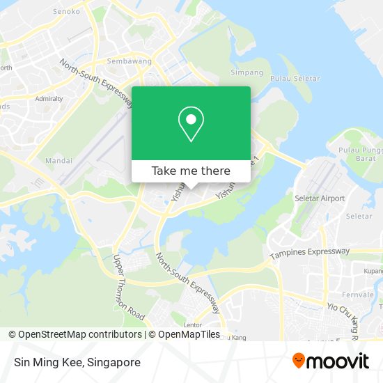 Sin Ming Kee map