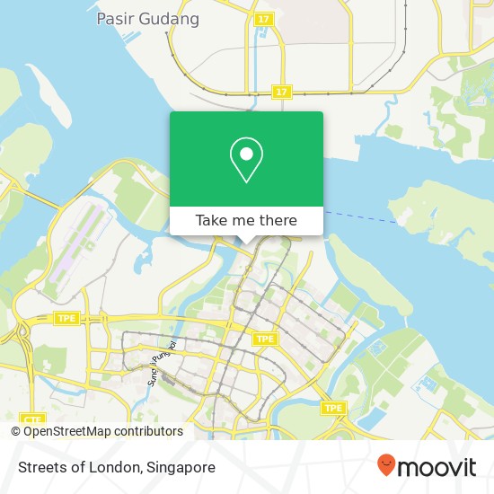 Streets of London, Singapore map