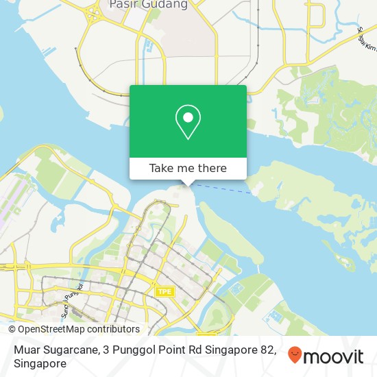 Muar Sugarcane, 3 Punggol Point Rd Singapore 82地图