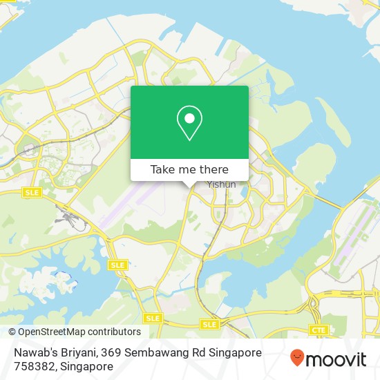 Nawab's Briyani, 369 Sembawang Rd Singapore 758382地图