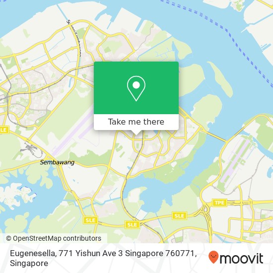 Eugenesella, 771 Yishun Ave 3 Singapore 760771地图