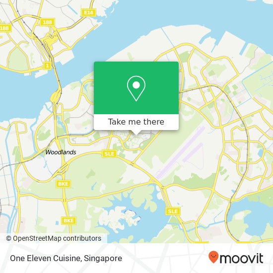 One Eleven Cuisine, 554 Woodlands Dr 53 Singapore 730554地图