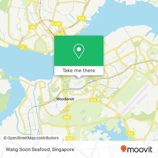 Wang Soon Seafood, 131 Marsiling Rise Singapore地图