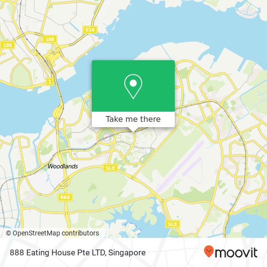 888 Eating House Pte LTD, 888 Woodlands Dr 50 Singapore 730888地图