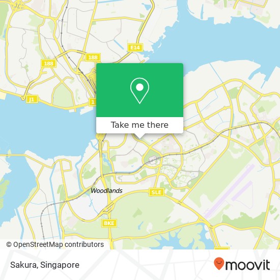 Sakura, Singapore 73 map