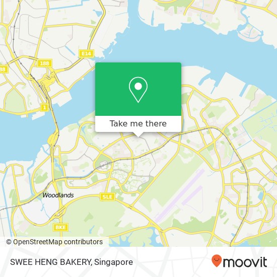 SWEE HENG BAKERY, 768 Woodlands Ave 6 Singapore 73地图