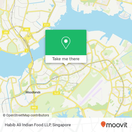 Habib Ali Indian Food LLP, 754 Woodlands Cir Singapore 731754地图