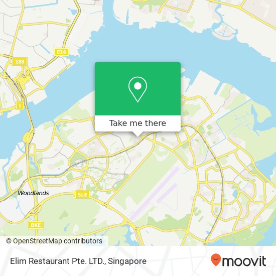 Elim Restaurant Pte. LTD., 32 Woodlands Cres Singapore 738087地图