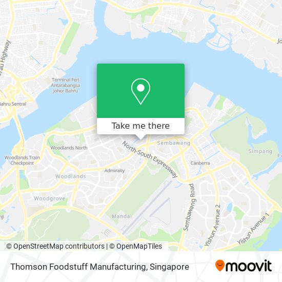 Thomson Foodstuff Manufacturing map