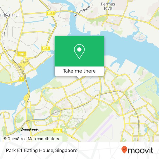 Park E1 Eating House, Admiralty Rd W Singapore 75地图