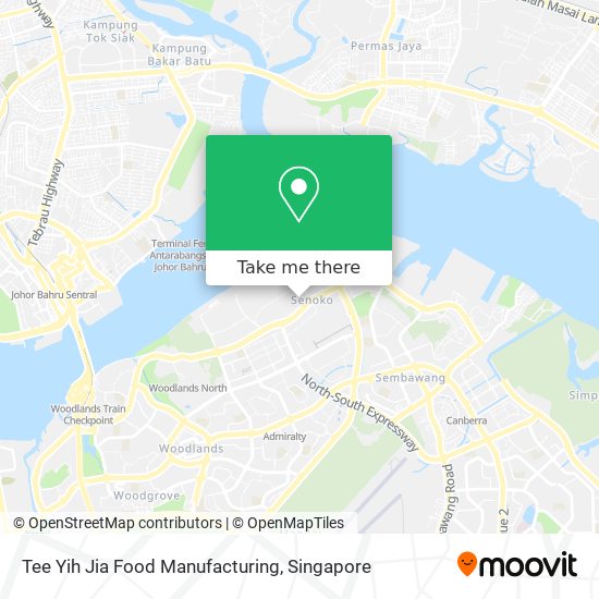 Tee Yih Jia Food Manufacturing map