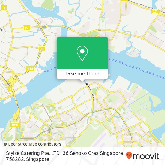 Stylze Catering Pte. LTD., 36 Senoko Cres Singapore 758282地图