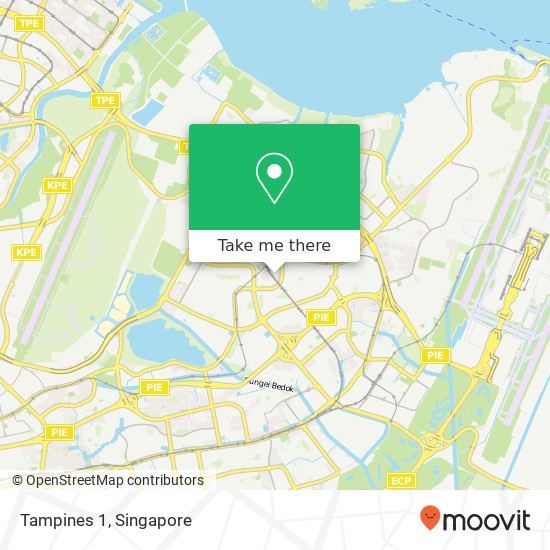 Tampines 1 map