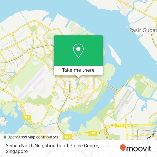 Yishun North Neighbourhood Police Centre map