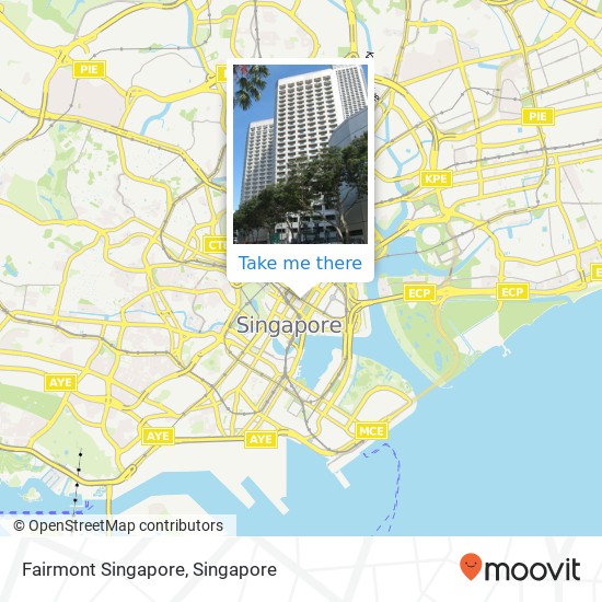 Fairmont Singapore map