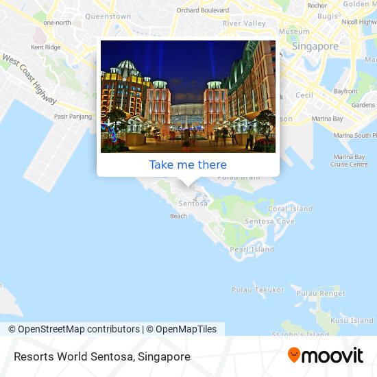 Resorts World Sentosa map