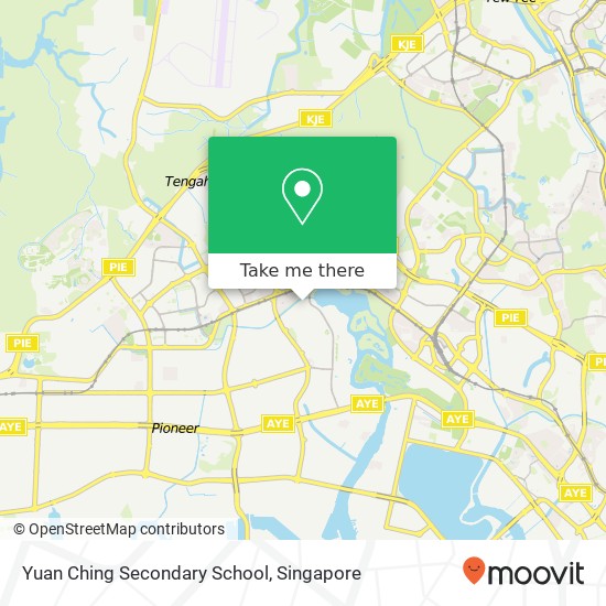 Yuan Ching Secondary School地图