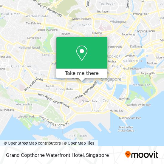 Grand Copthorne Waterfront Hotel map