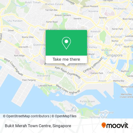 Bukit Merah Town Centre map