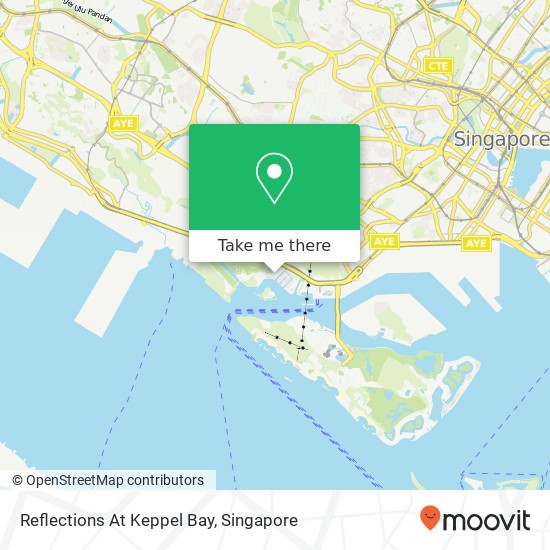 Reflections At Keppel Bay map