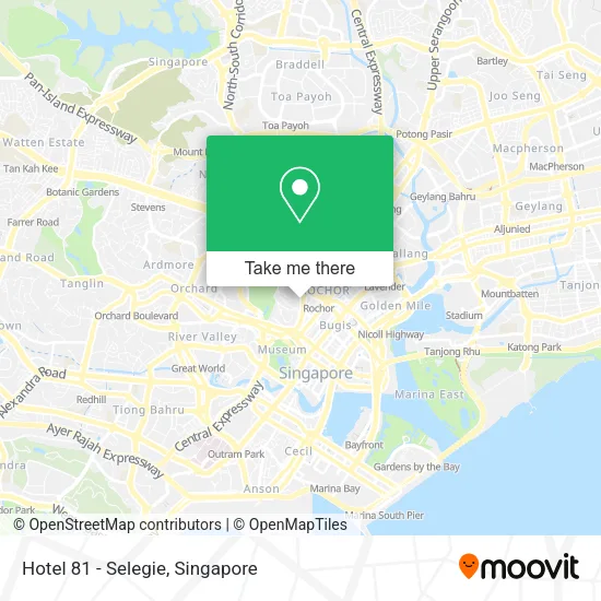 Hotel 81 - Selegie地图