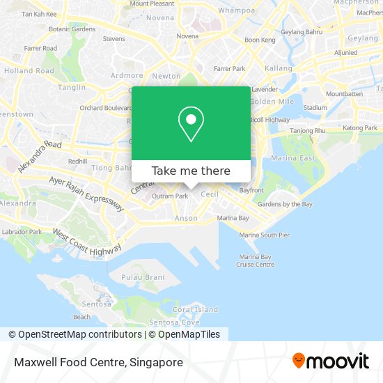 Maxwell Food Centre map