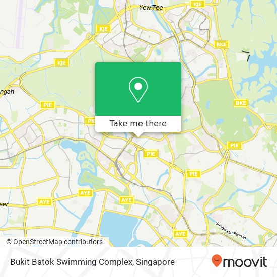 Bukit Batok Swimming Complex map