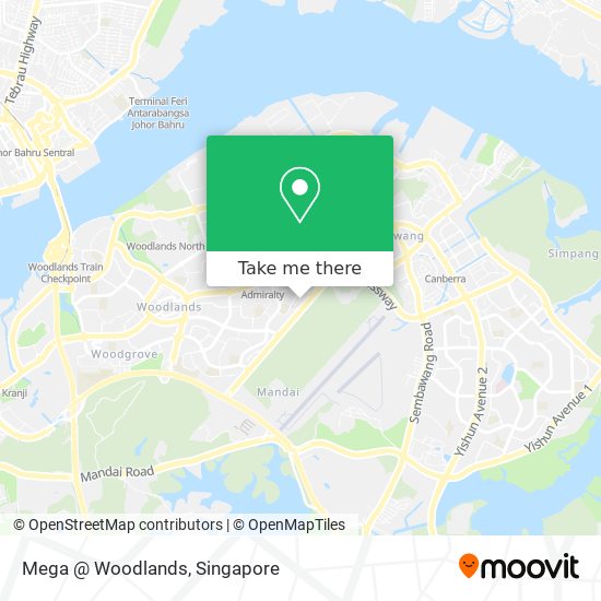 Mega @ Woodlands map