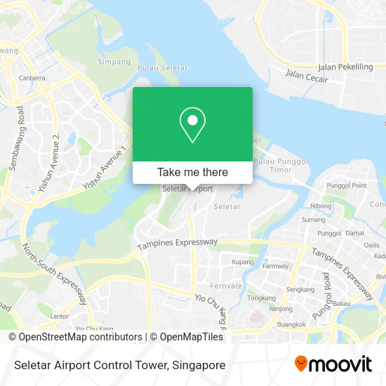 Seletar Airport Control Tower map