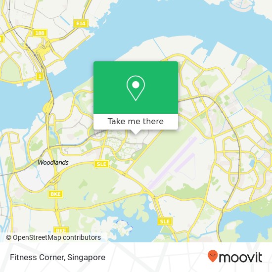 Fitness Corner map