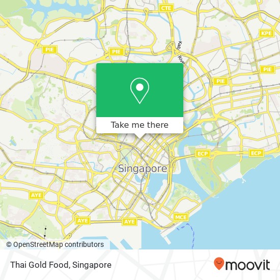 Thai Gold Food map