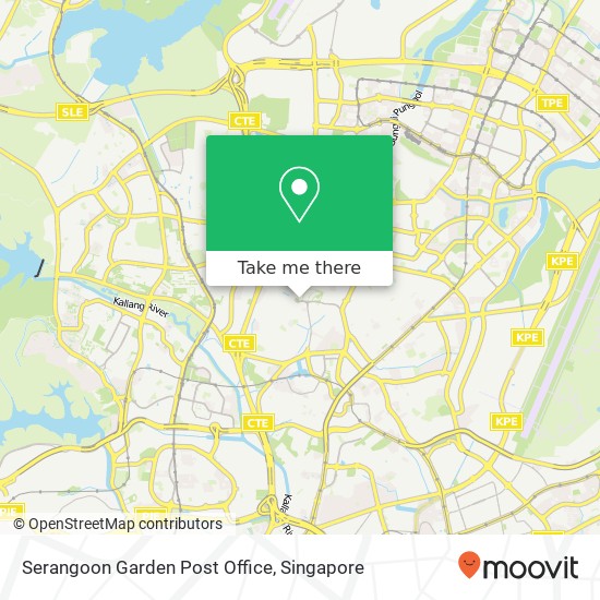 Serangoon Garden Post Office map