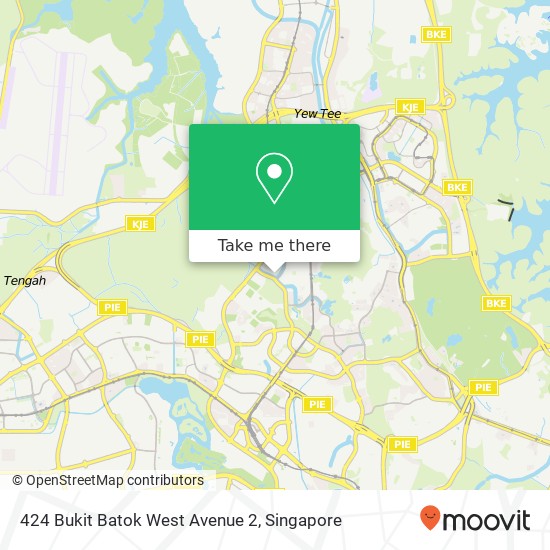 424 Bukit Batok West Avenue 2地图