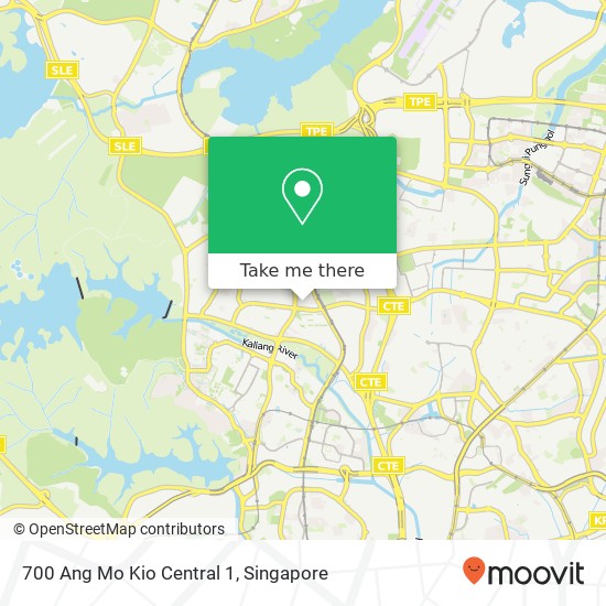 700 Ang Mo Kio Central 1地图