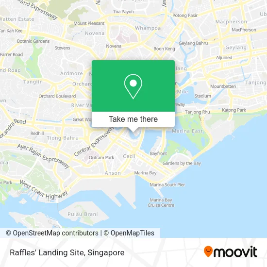 Raffles' Landing Site地图