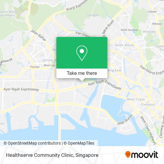 Healthserve Community Clinic map