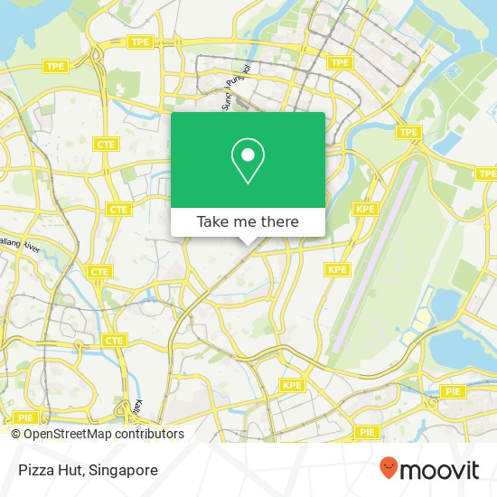 Pizza Hut map