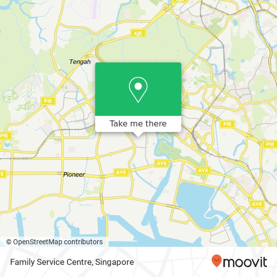 Family Service Centre map