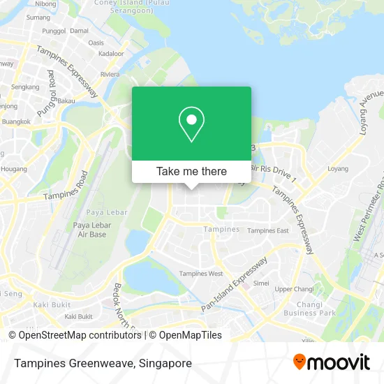 Tampines Greenweave地图